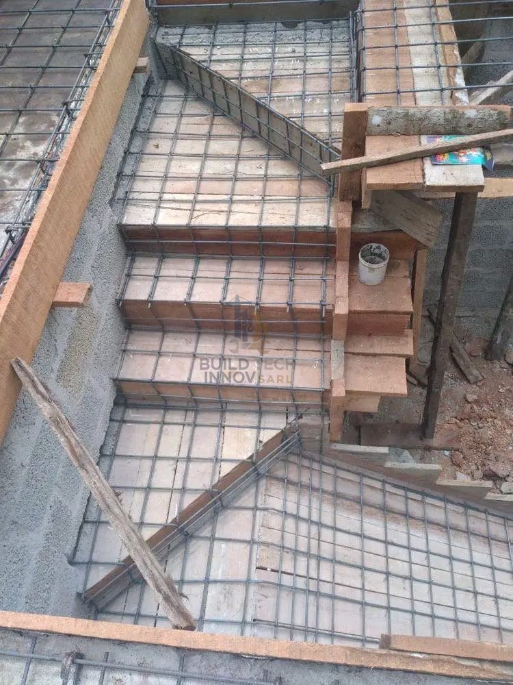 Coffrage escalier béton