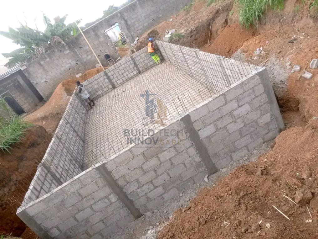 Fondation voile béton